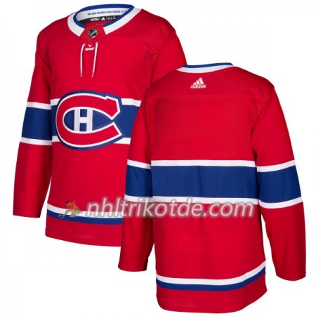 Montreal Canadiens Trikot Blank Adidas 2017-2018 Rot Authentic - Herren